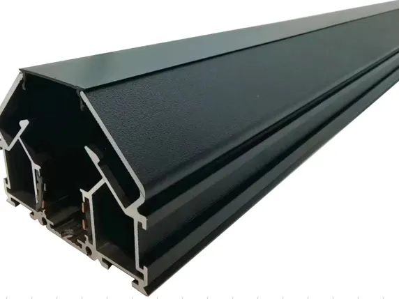 Electrica 24V ձգվող առաստաղի 1000մմ մագնիսային շարժուղի սև 62x46մմ