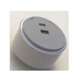 Electrica Lavanda USB A+C շարժուղու 12W սև (1/20/120)