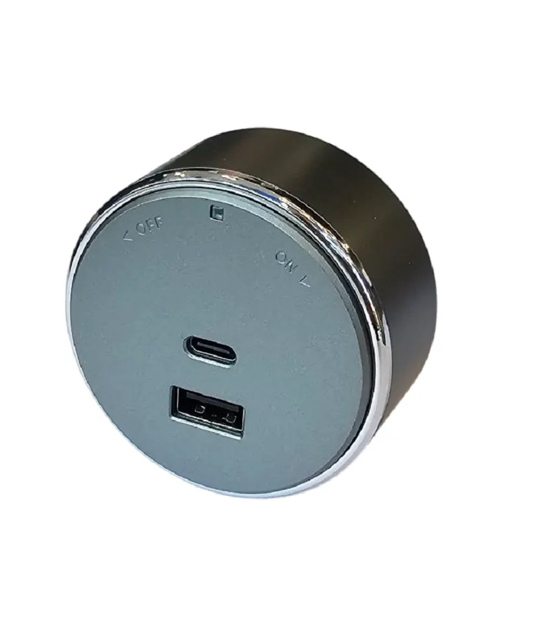 Electrica Lavanda USB A+C շարժուղու 12W մոխրագույն (1/20/120)