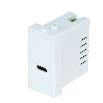 Electrica USB Type-C 1 տեղ 2.1A սև (20/200)