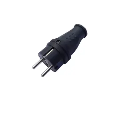 Ellight խրոց հողանցումով ռետինե 16A 230V IP44 սև 1/240