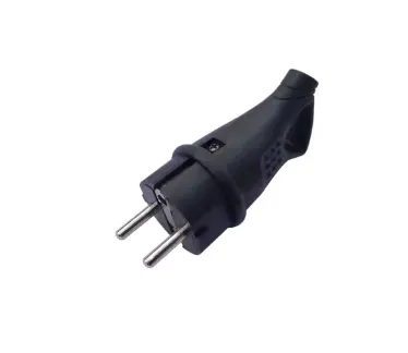 Ellight խրոց հողանցումով ռետինե բռնակով 16A 230V IP44 սև 1/240