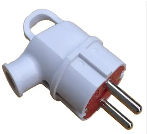 Ellight թեք խրոց հողանցումով օղակով 10/16A 230V սպիտակ 1/480
