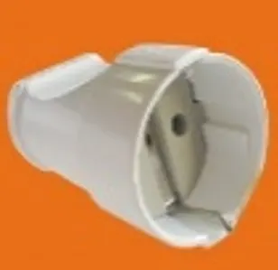 Ellight վարդակ կախովի հողանցումով P8061 10/16A սպիտակ 1/400