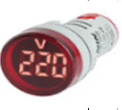 Ամպերմետր led ցուցիչ (22VM) 0-100V MaxAC380 կլոր
