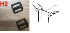 Electrica Belt 48V լարային գոտիների երկկողմանի անցում (H4)