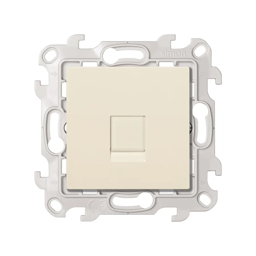 Simon24 վարդակ համակարգչի փղոսկր RJ45 Cat.5e (1/10)