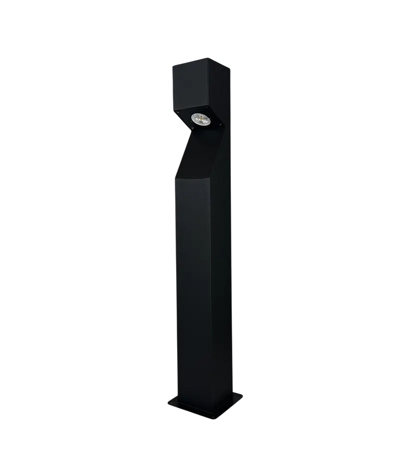Electrica այգու լուսատու Enim 7W 4100K սև 100x100մմ H800մմ IP65
