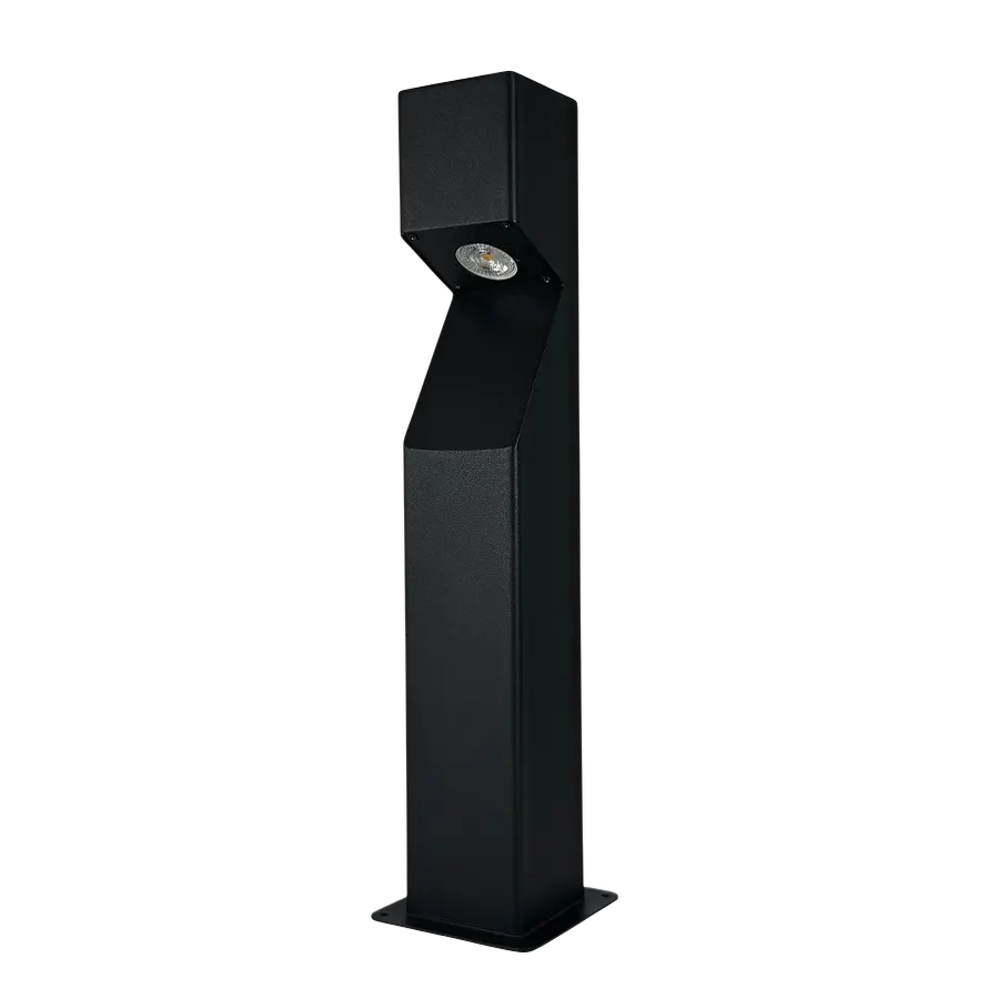 Electrica այգու լուսատու Enim 7W 3000K սև 100x100մմ H600մմ IP65