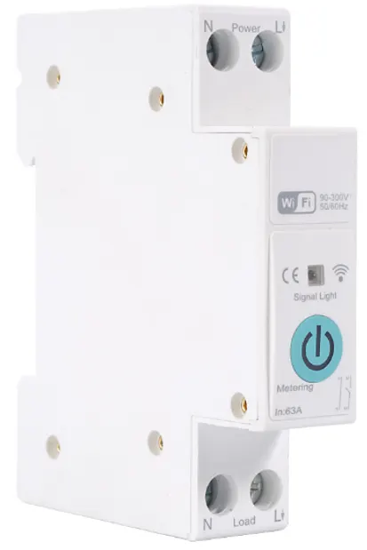 Electrica լարման և հոսանքի պաշտպանության սարք 63A WIFI-1P (1/100)
