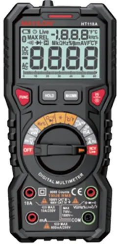 Electrica HT 118A մուլտիմետր տեստեր AC/DC 1000V / 10A