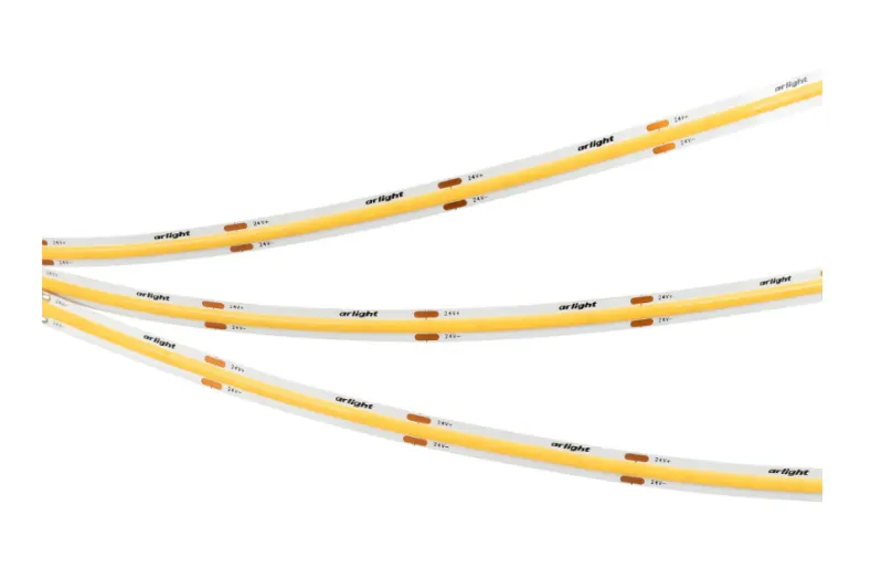 Arlight 24V led ժապավեն 8W 2700K 8մմ (COB-X480 480led/մ)