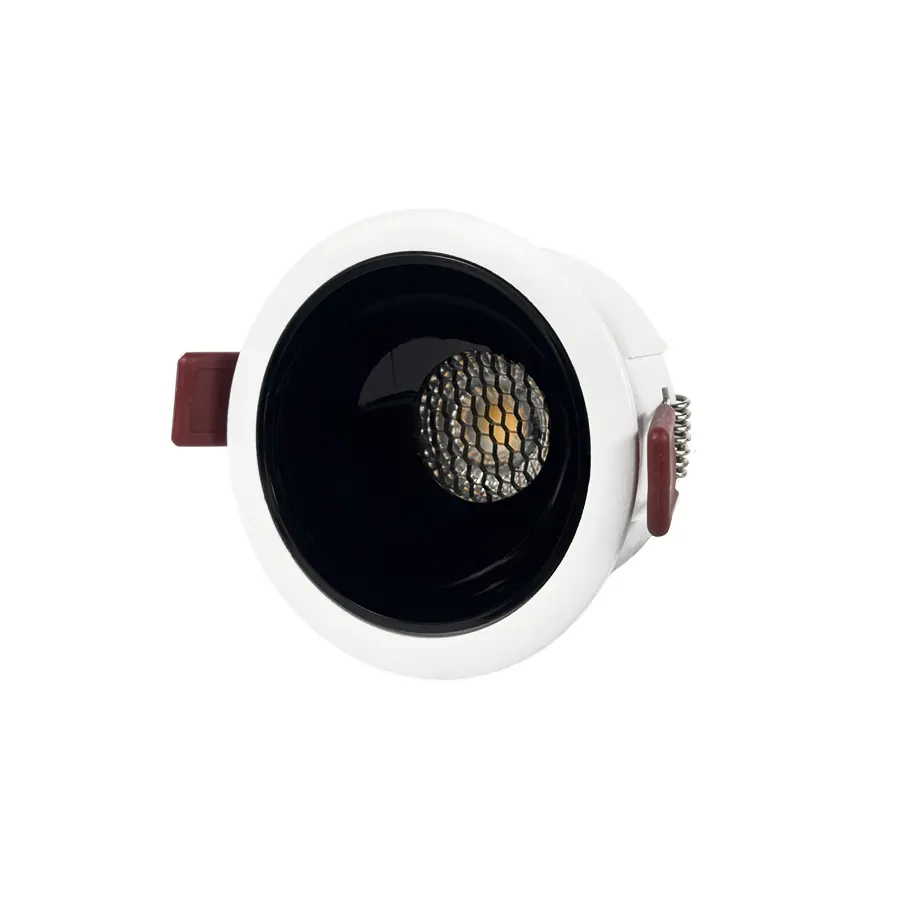 Electrica (CR100L) լուսատու ներկառուցվող 12W 4100K կլոր սպիտակ / սև Long